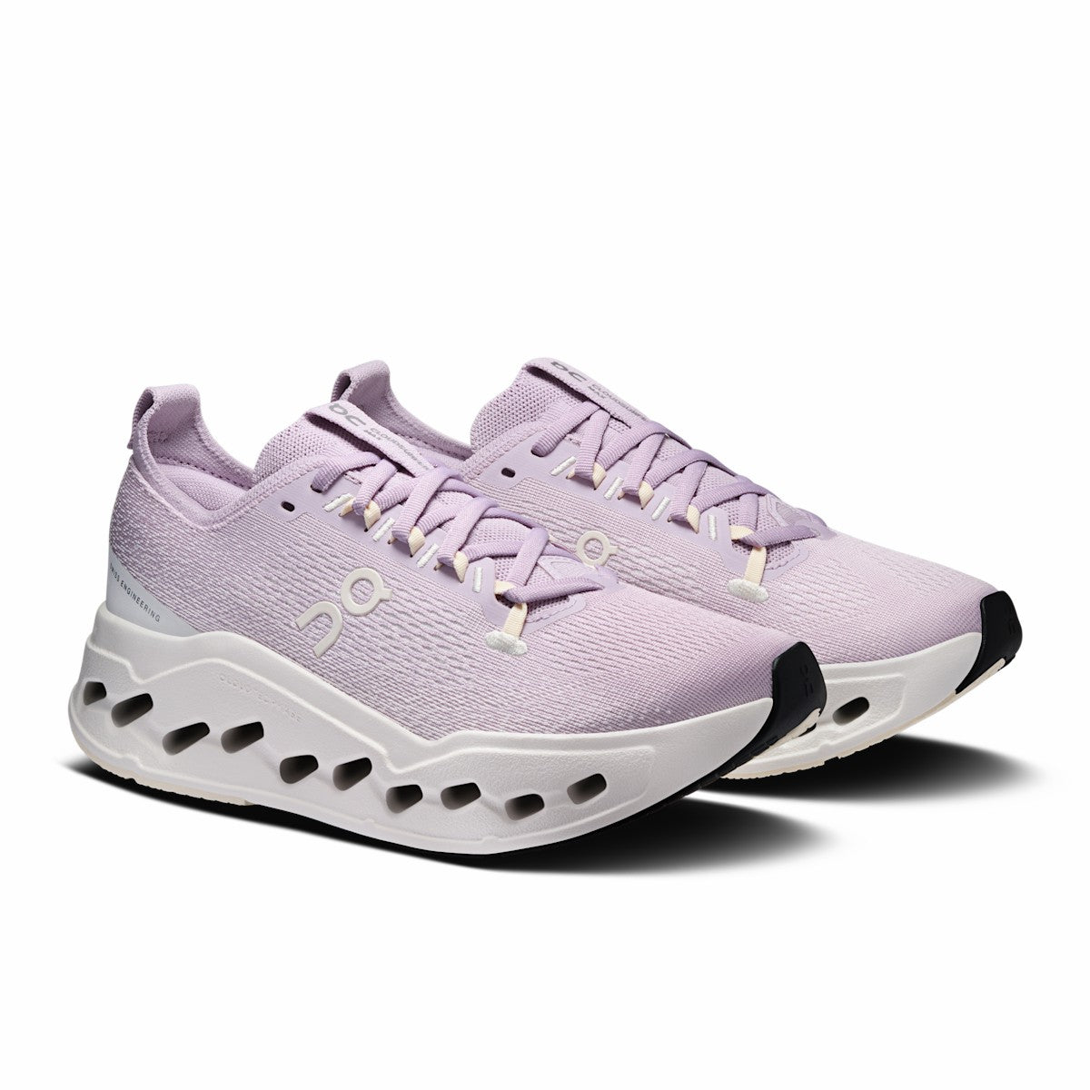 On United States Premium / Women's Cloudsurfer Max Wide - Foxglove/Ivory