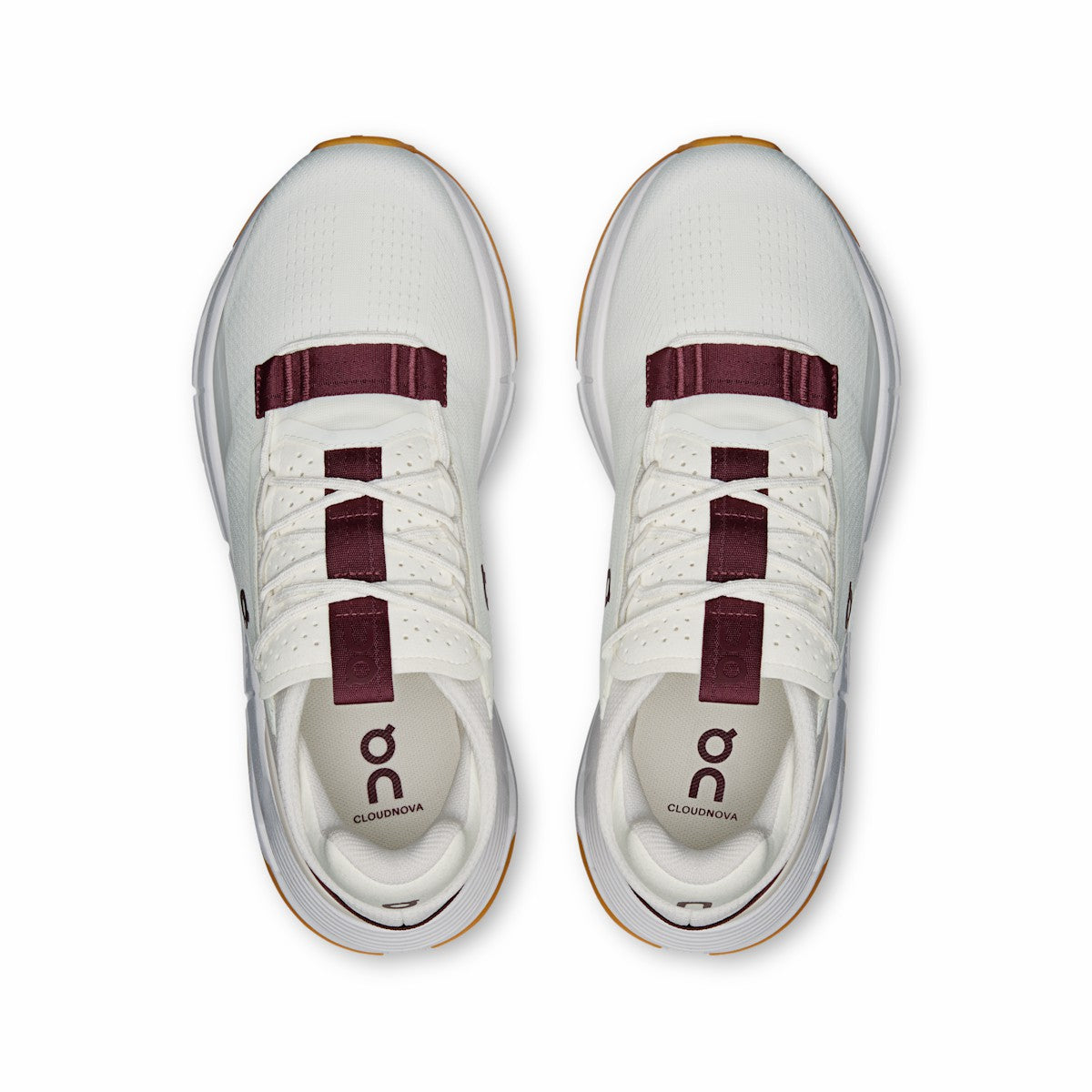 On United States Featured / Women's Cloudnova 2 - Ivory/Maroon