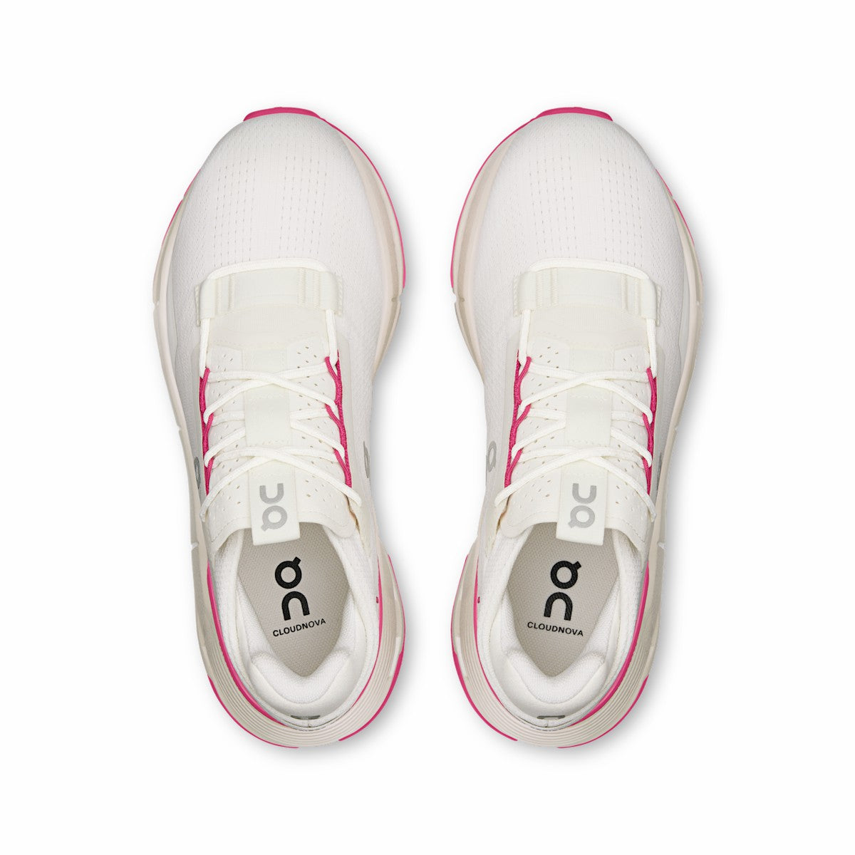 On United States Everyday / Women's Cloudnova 2 - Ivory/Pink