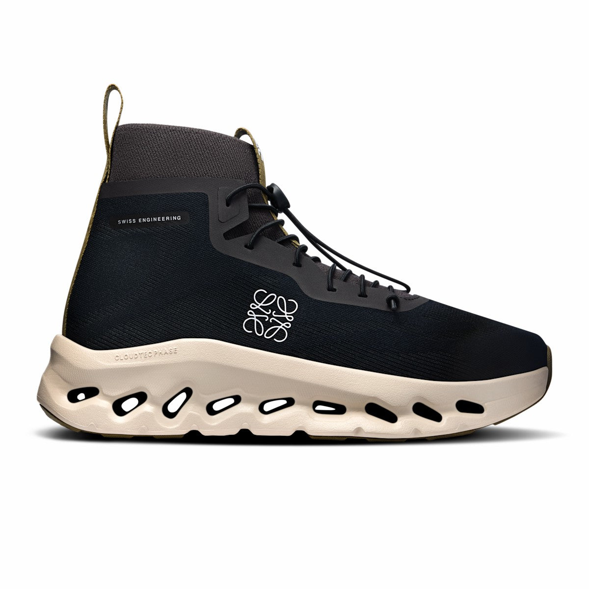 On United States Hot Sale / Women's Cloudtilt Hi LOEWE - Black/Oatmeal/Olive