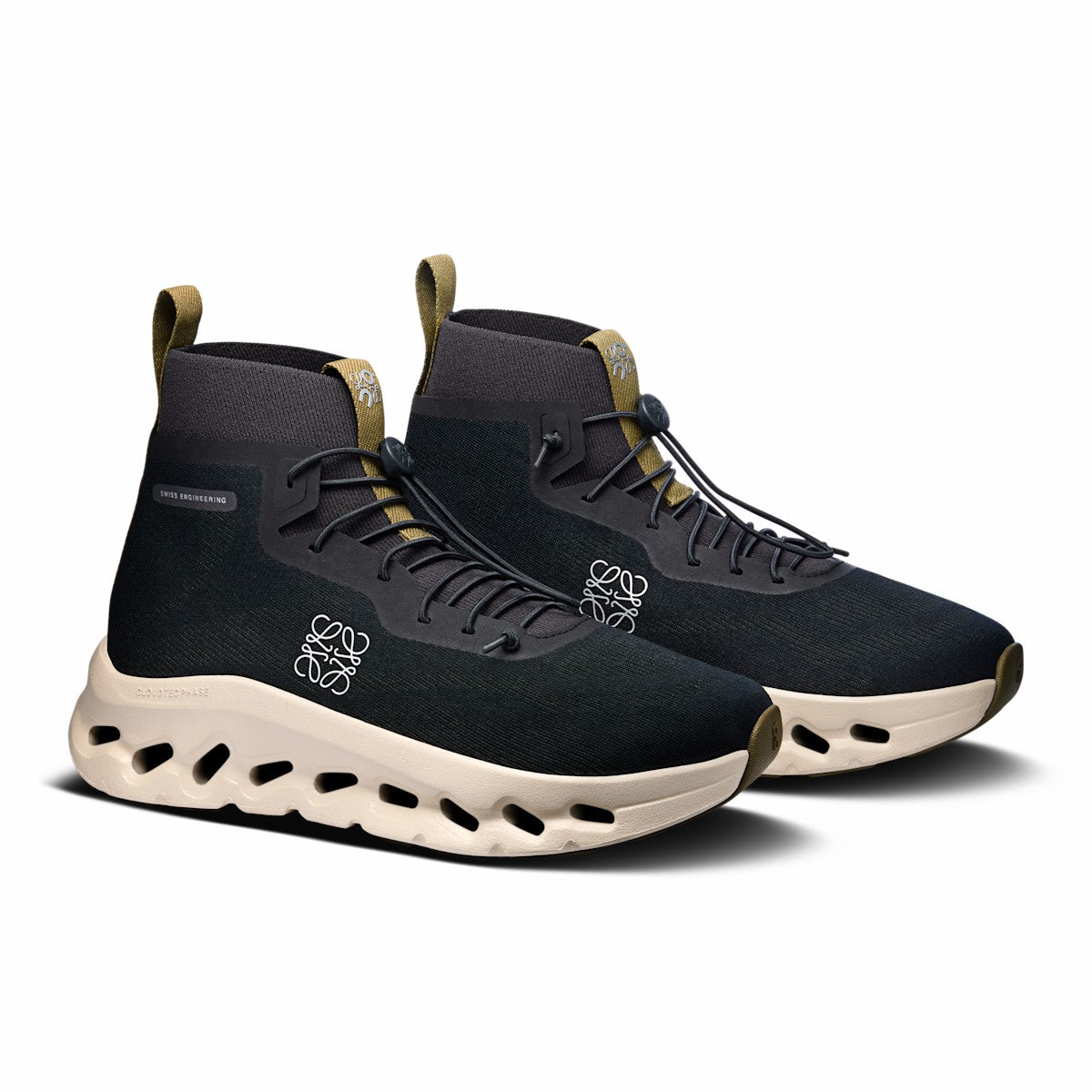 On United States Hot Sale / Women's Cloudtilt Hi LOEWE - Black/Oatmeal/Olive