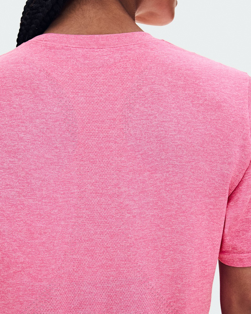 On United States Top Pick / Women's Train Flex-T Crop - Bubblegum Heather