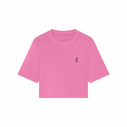On United States Top Pick / Women's Train Flex-T Crop - Bubblegum Heather