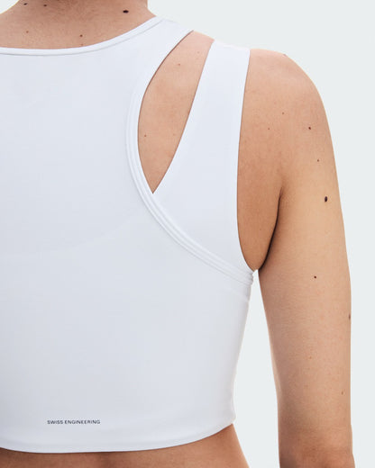 On United States Deals / Women's Studio Asymmetric Crop - White