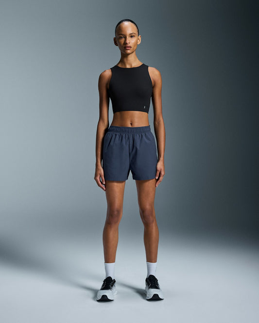 On United States Latest / Women's Core 2-in-1 Crop - Black