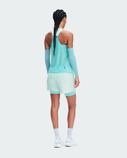 On United States Great Value / Women's Performance Tank - Flurry/Aquamarine