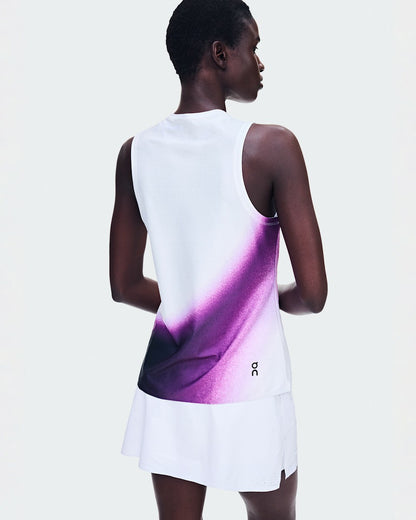 On United States Exclusive / Women's Court Tank Swing - White/Cassis