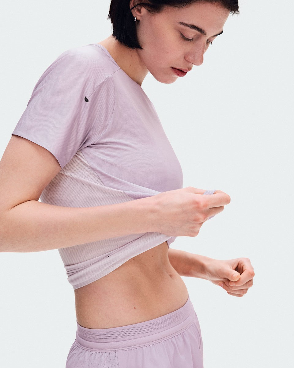 On United States Premium / Women's Performance-T - Foxglove/Orchid