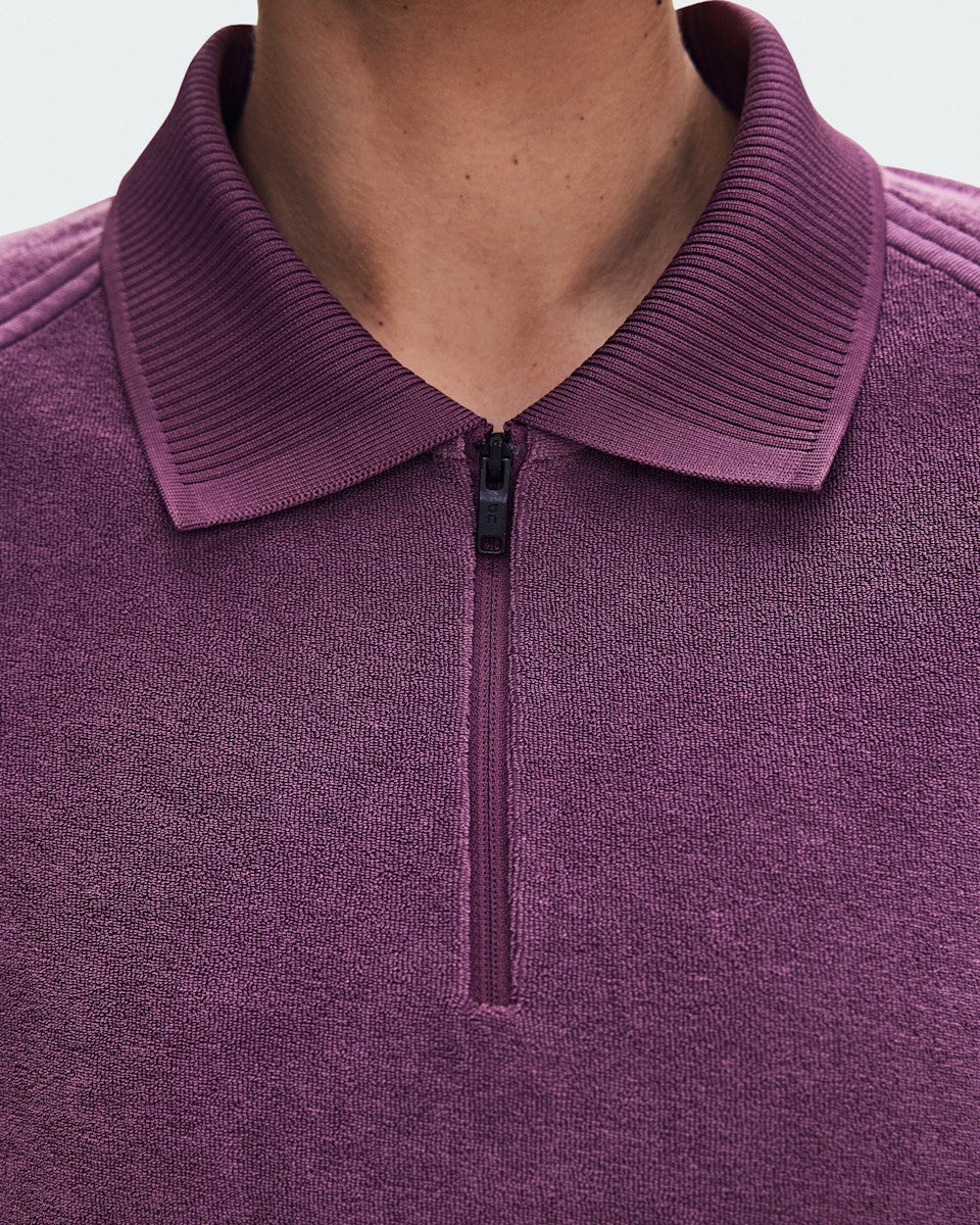 On United States Classic / Women's Courtside Polo Terry - Cassis