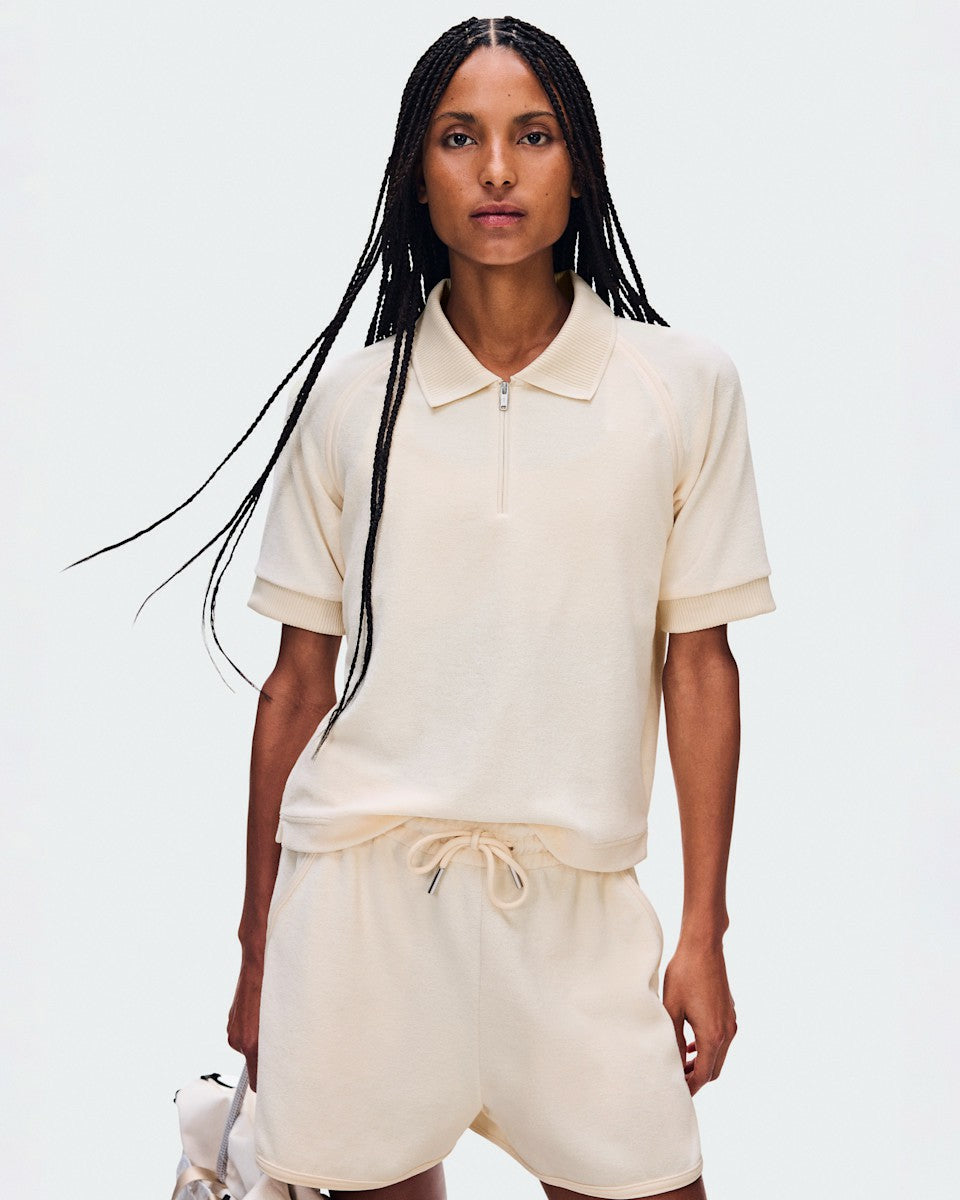 On United States Discount / Women's Courtside Polo Terry - Chantilly