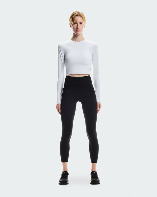 On United States Essential / Women's Studio Long-T Crop - White