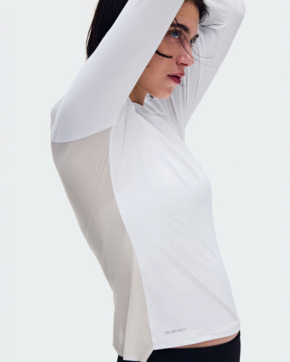 On United States New / Women's Performance Long-T - White/Silver