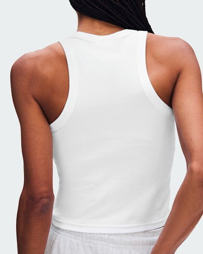 On United States New / Women's All-Day Ribbed Tank - White