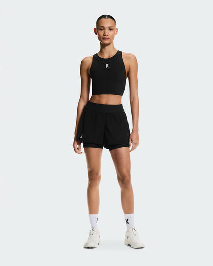 On United States Recommended / Women's Court Crop Top - Black