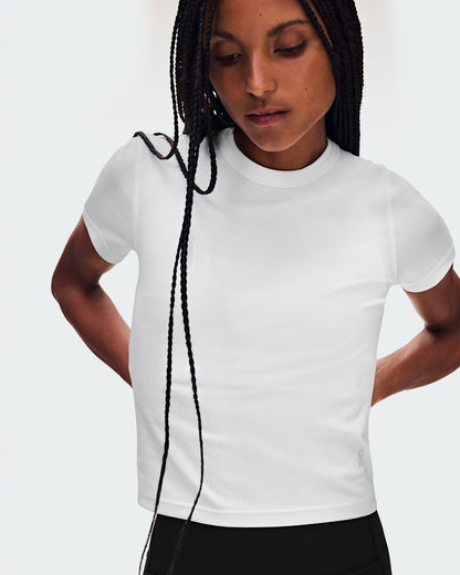 On United States Everyday / Women's All-Day Ribbed T-Shirt - White