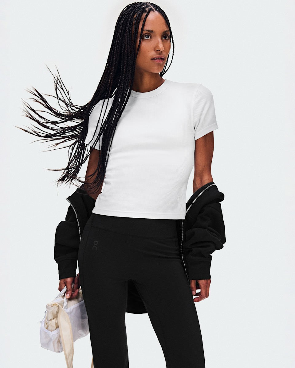 On United States Everyday / Women's All-Day Ribbed T-Shirt - White