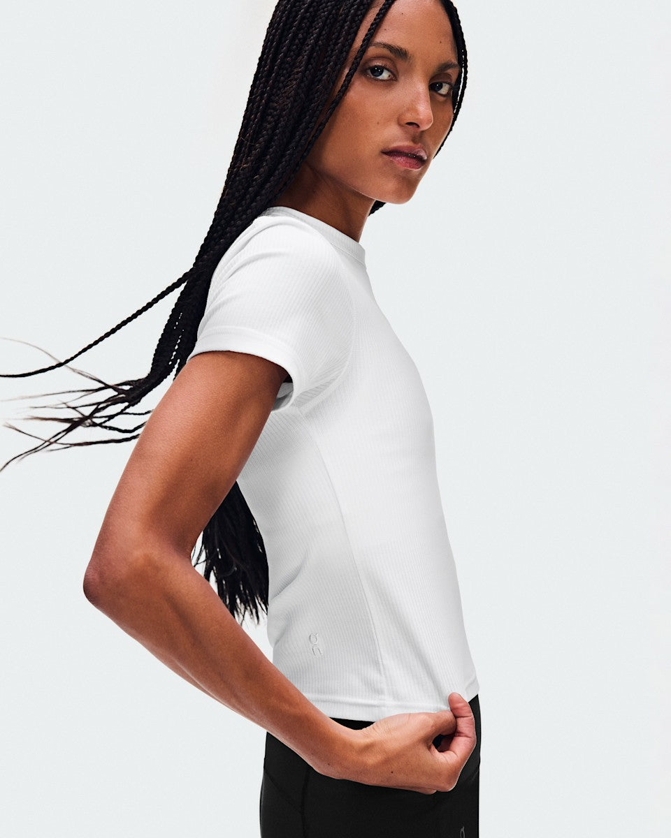 On United States Everyday / Women's All-Day Ribbed T-Shirt - White
