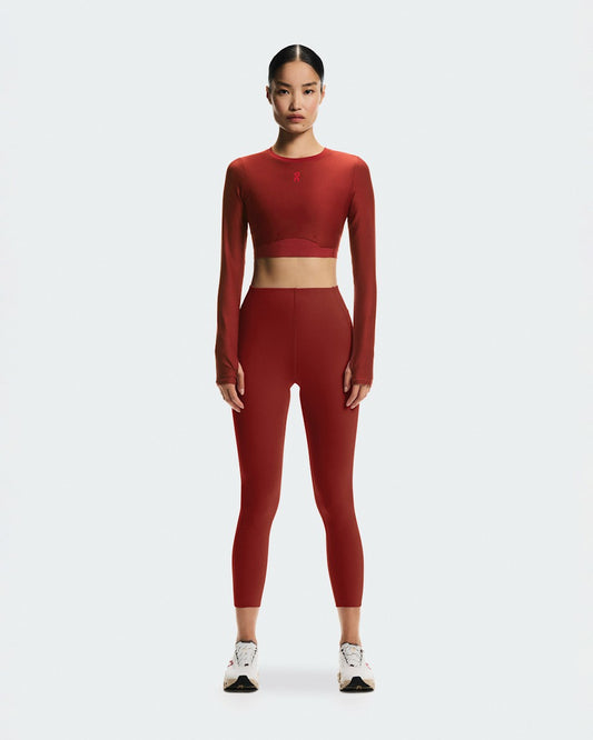 On United States Best Price / Women's Train Long Sleeve Crop Year of the Horse - Sienna