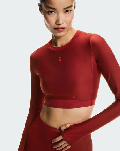 On United States Best Price / Women's Train Long Sleeve Crop Year of the Horse - Sienna
