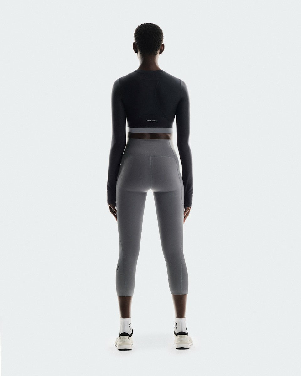 On United States Popular / Women's Train Long Sleeve Crop - Black