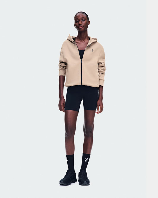 On United States Essential / Women's Focus Tech Zip Hoodie - Desert