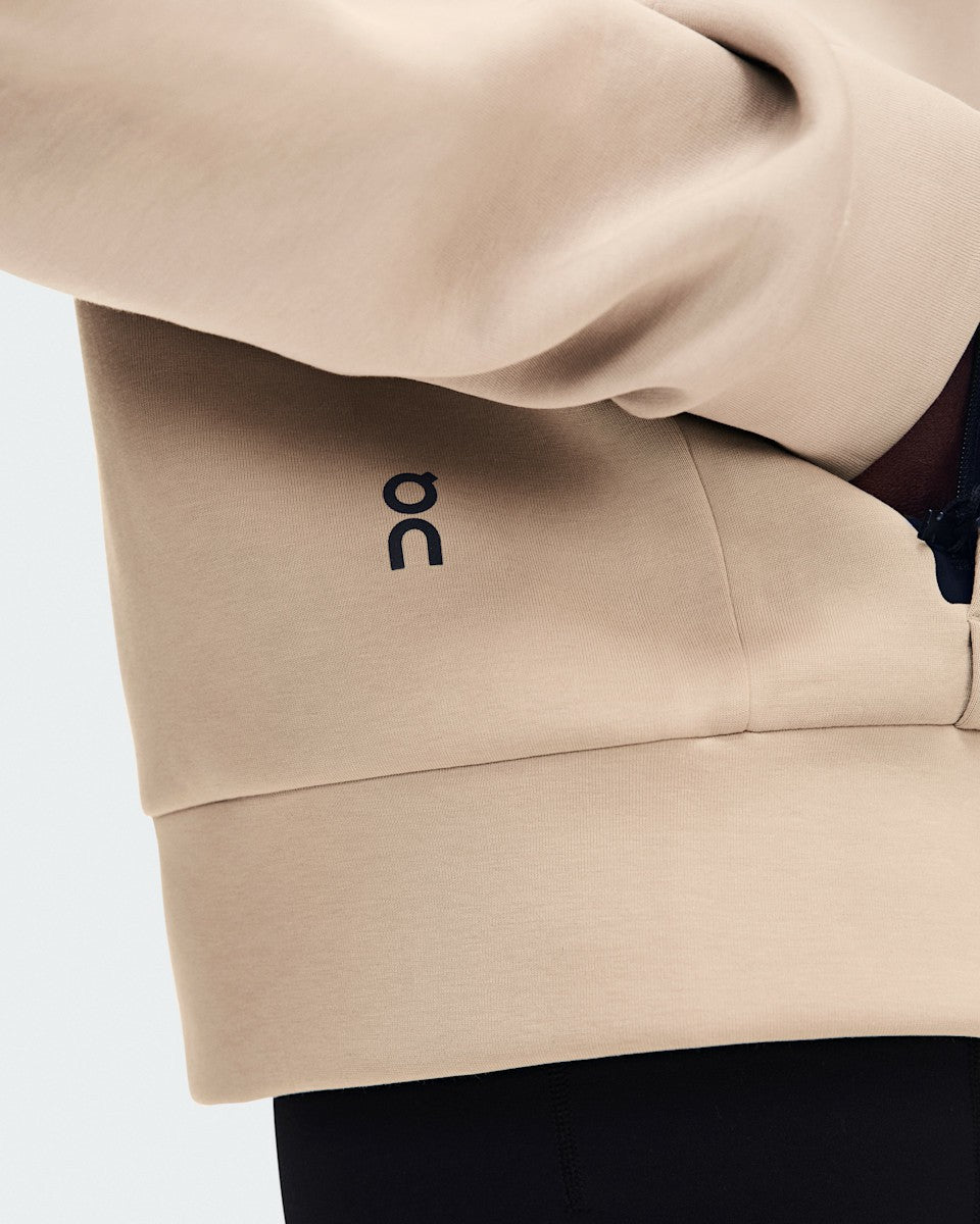 On United States Essential / Women's Focus Tech Zip Hoodie - Desert