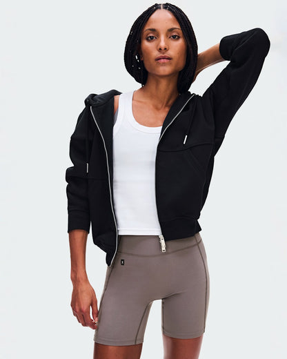 On United States Value / Women's Club Collective Full Zip Hoodie - Black