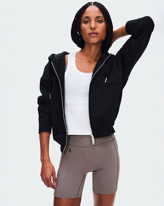 On United States Value / Women's Club Collective Full Zip Hoodie - Black