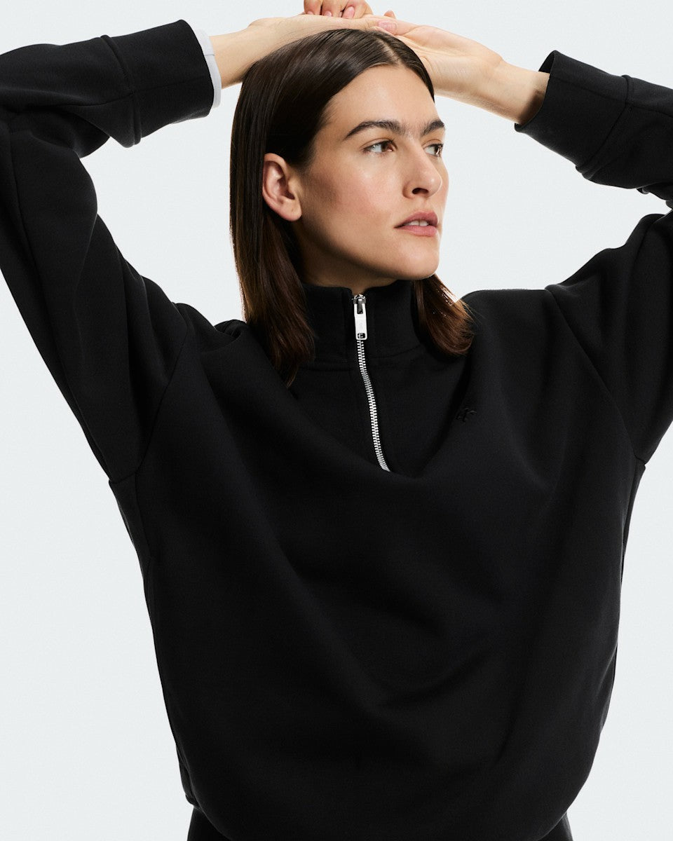On United States Best Price / Women's Club Collective 1/4 Zip - Black