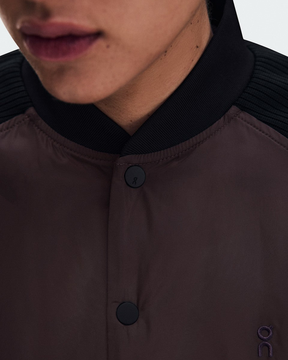 On United States Everyday / Women's Courtside Bomber - Mulberry/Black