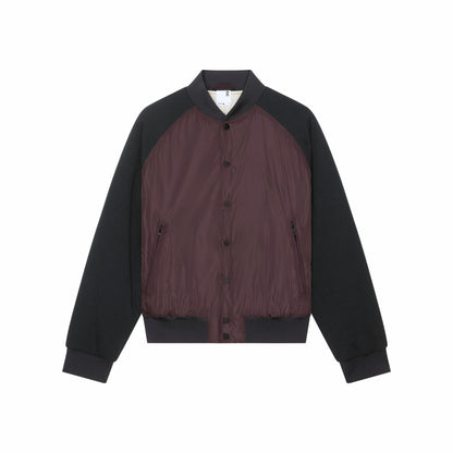 On United States Everyday / Women's Courtside Bomber - Mulberry/Black