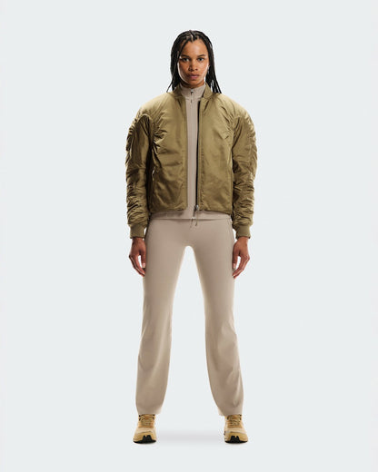 On United States Best Seller / Women's Bomber Jacket - Nutmeg