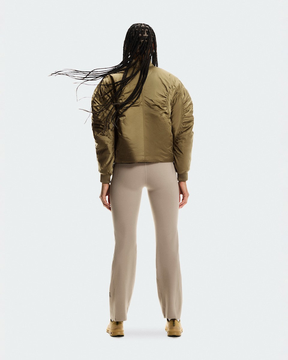 On United States Best Seller / Women's Bomber Jacket - Nutmeg