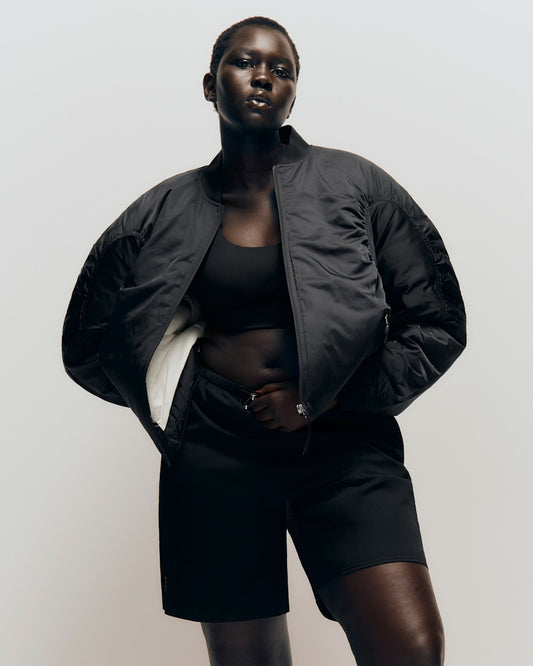 On United States Customer Favorite / Women's Bomber Jacket - Black