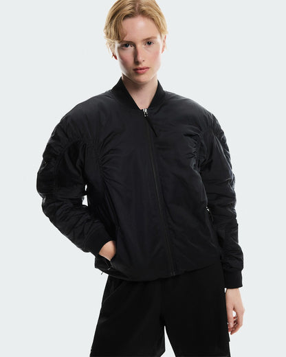 On United States Customer Favorite / Women's Bomber Jacket - Black