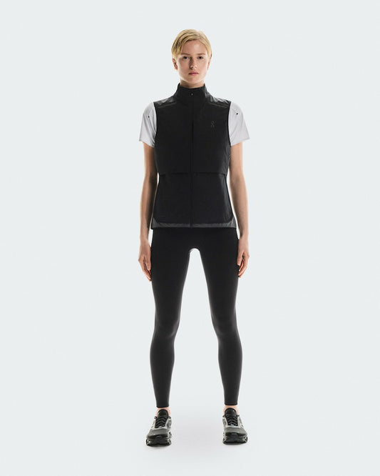 On United States Premium / Women's Weather Vest - Black/Eclipse