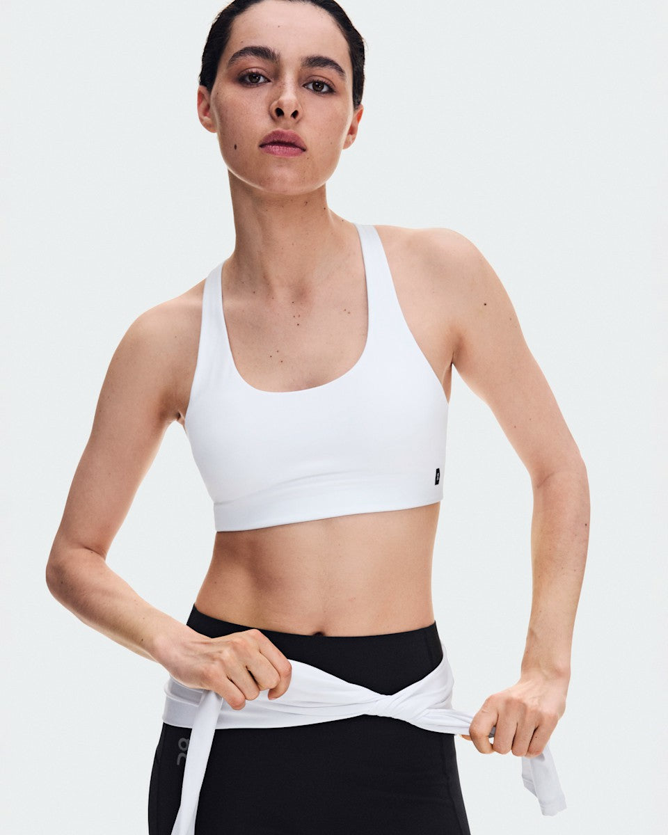 On United States Quality / Women's Studio Racerback Bra - White