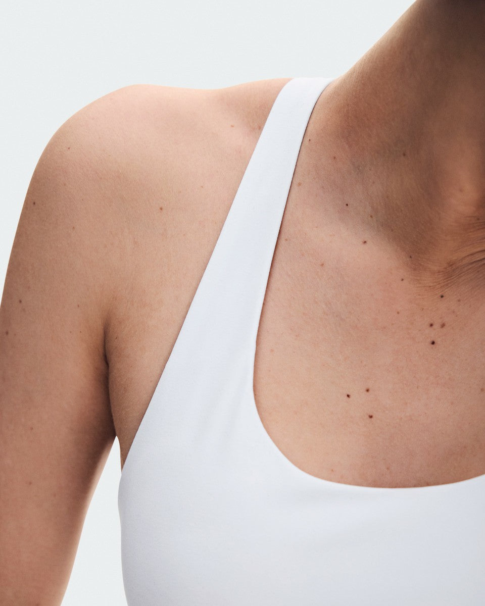 On United States Quality / Women's Studio Racerback Bra - White