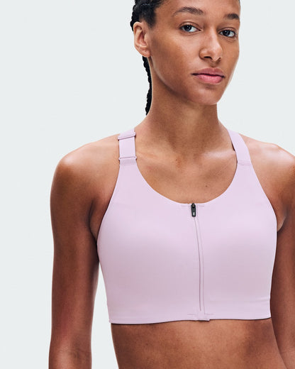On United States New / Women's Endurance Bra Zip - Foxglove
