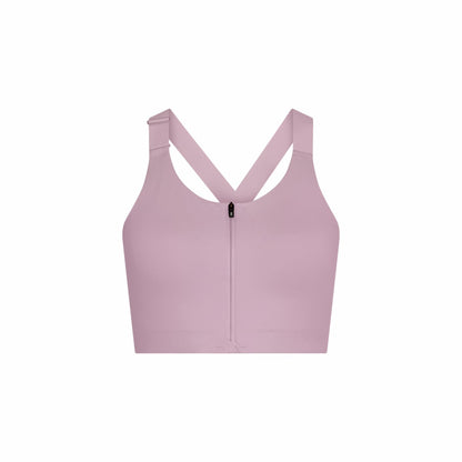On United States New / Women's Endurance Bra Zip - Foxglove