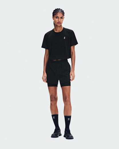 On United States Best Seller / Women's Train 2-in-1 Shorts - Black