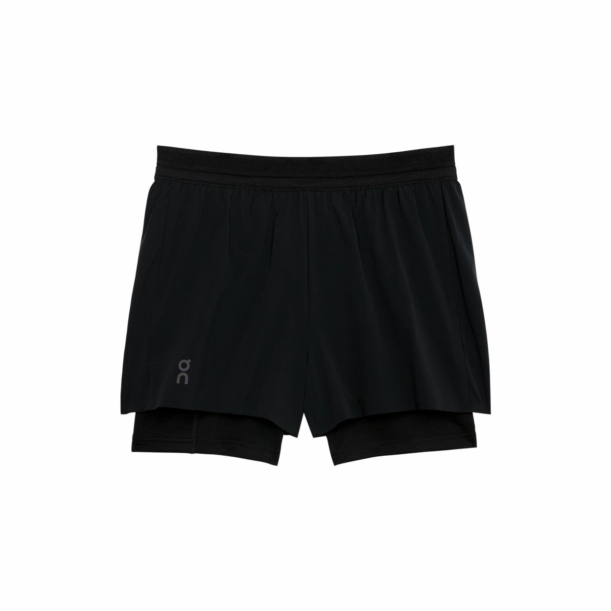 On United States Smart Buy / Women's 3" Performance 2/1 Shorts - Black