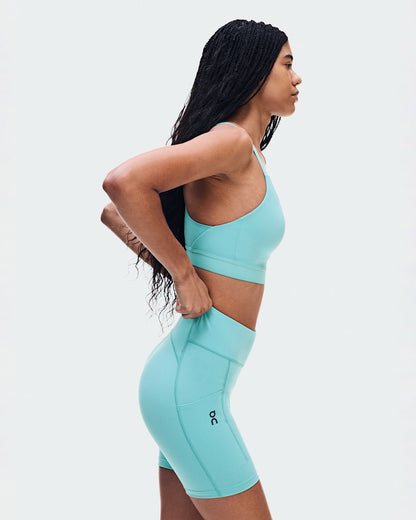 On United States Signature / Women's Performance Tights Short - Aquamarine