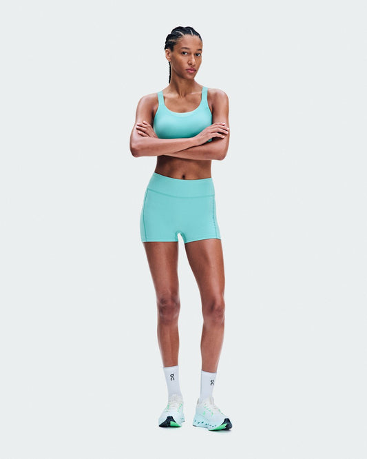 On United States Sale / Women's 3" Performance Tights - Aquamarine