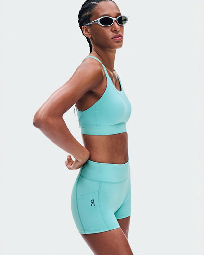 On United States Sale / Women's 3" Performance Tights - Aquamarine