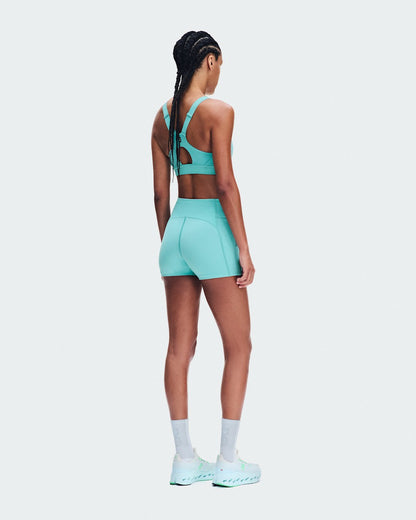 On United States Sale / Women's 3" Performance Tights - Aquamarine