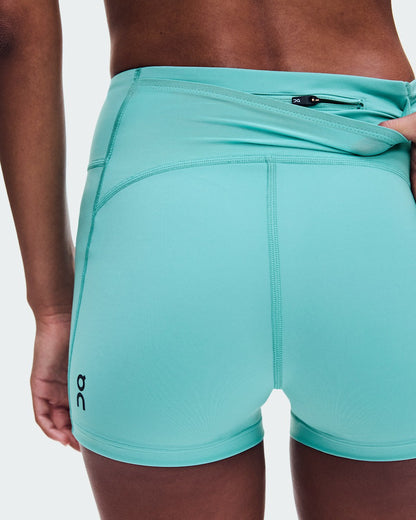 On United States Sale / Women's 3" Performance Tights - Aquamarine