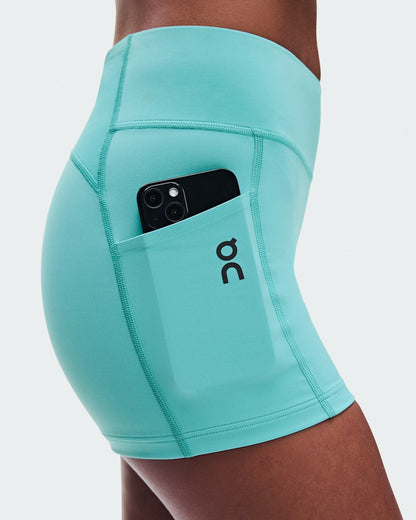 On United States Sale / Women's 3" Performance Tights - Aquamarine