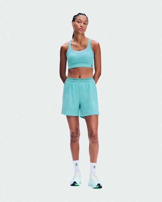 On United States Trusted / Women's 5" Performance Shorts - Aquamarine
