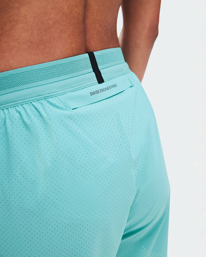 On United States Trusted / Women's 5" Performance Shorts - Aquamarine